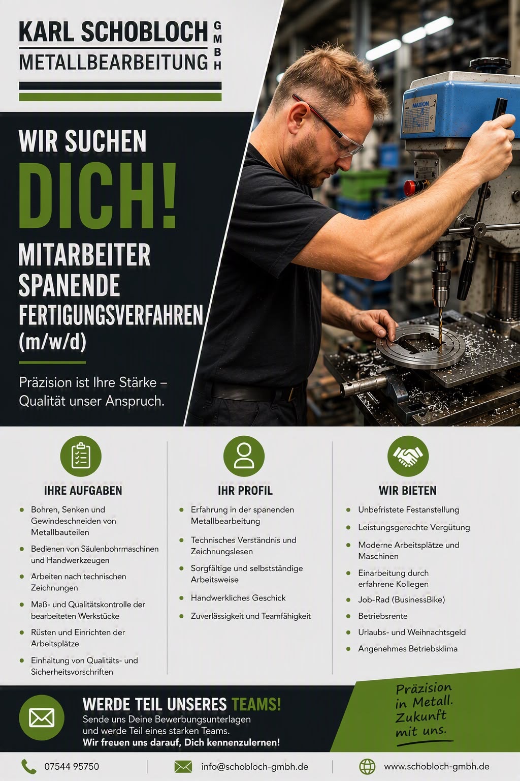 Mitarbeiter Spanende Fertigung (m/w/d)